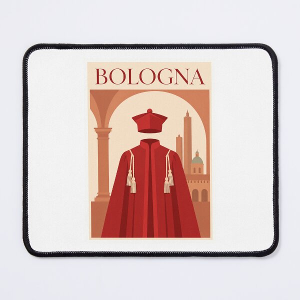 Item preview, Bologna Academic Gown Travel Poster designed and sold by Beyond Destinations.
