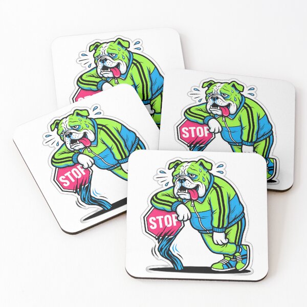 Item preview, Barely Running Club Exhausted Bulldog designed and sold by ryanguas.