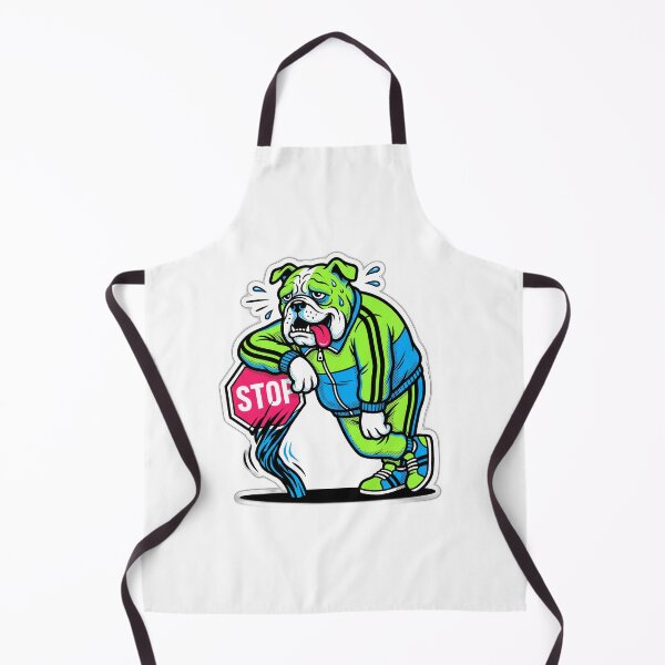 Item preview, Barely Running Club Exhausted Bulldog designed and sold by ryanguas.