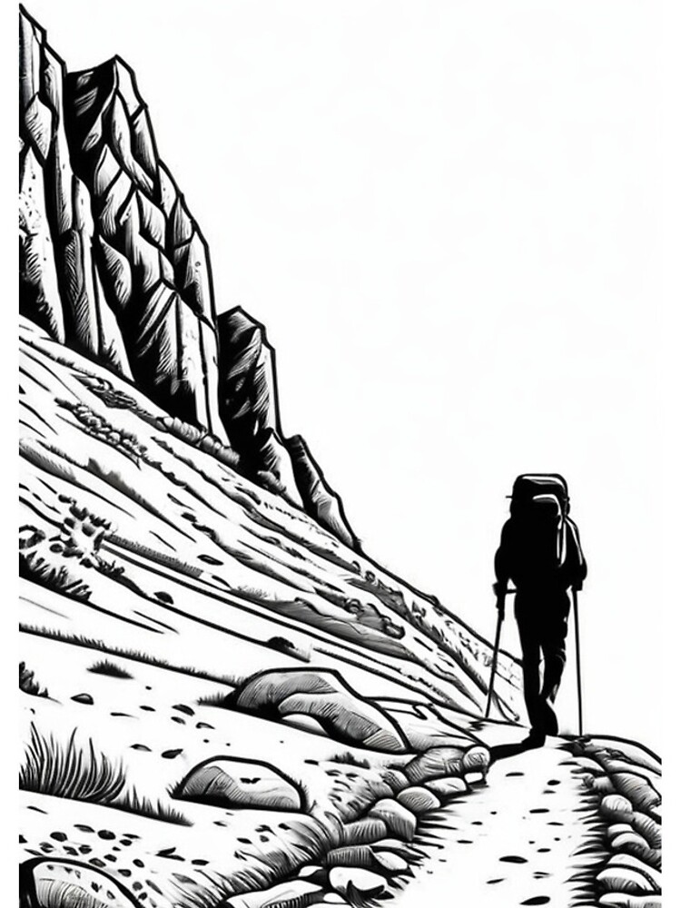 Imagen 4 de 4, Funda de iPhone con la obra Art - Mountain Figure, Graphic Exploration, diseñada y vendida por Reverso-Design.