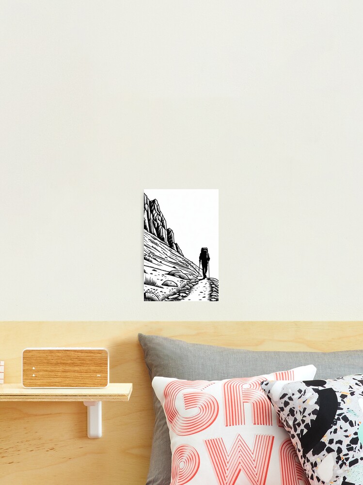 Thumbnail 2 von 3, Fotodruck, Art - Mountain Figure, Graphic Exploration designt und verkauft von Reverso-Design.