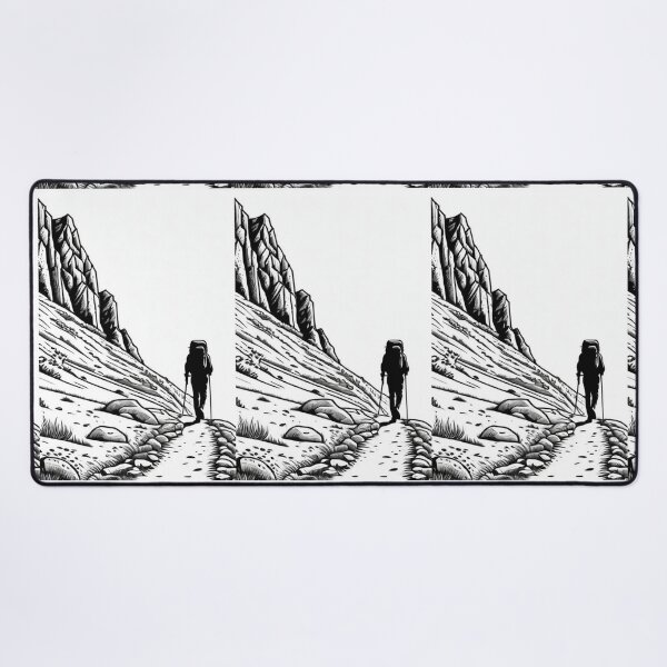 Item preview, Art - Mountain Figure, Graphic Exploration designed and sold by Reverso-Design.