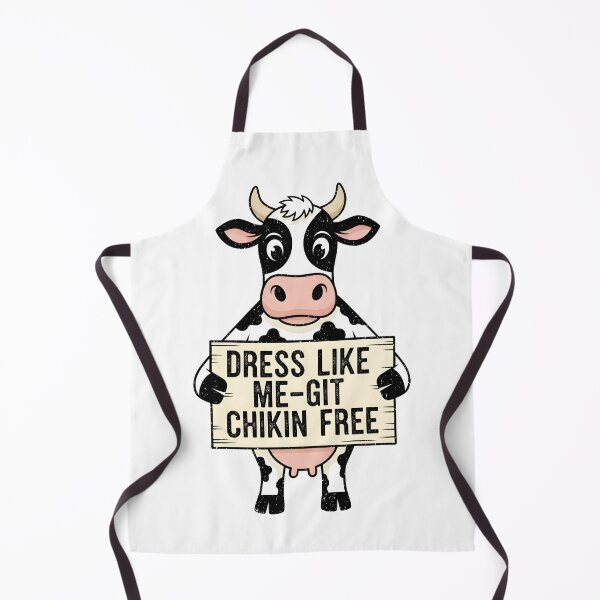 Item preview, Full Body Cow Dress Like Me Git Chikin Free designed and sold by duduartwork.