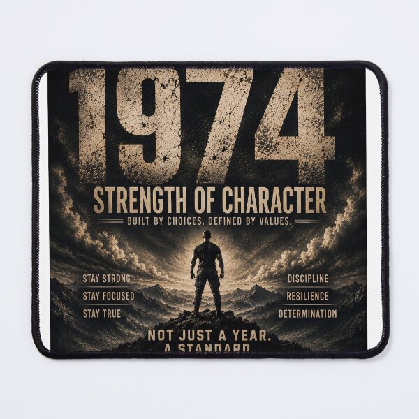 Item preview, 1974 Strength of Character Vintage Birthday Design designed and sold by JMDG Studio.