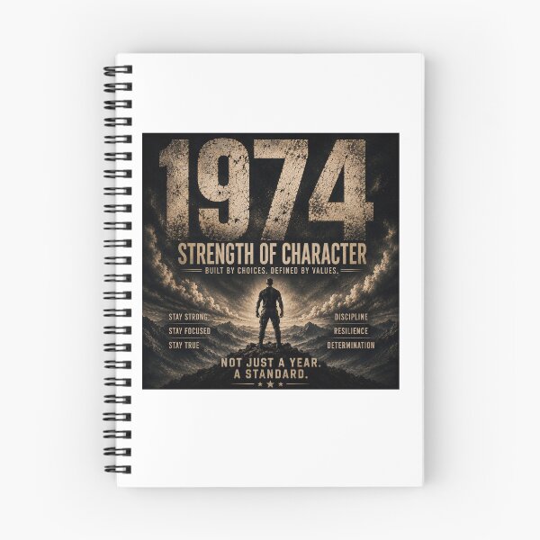 Item preview, 1974 Strength of Character Vintage Birthday Design designed and sold by JMDG Studio.