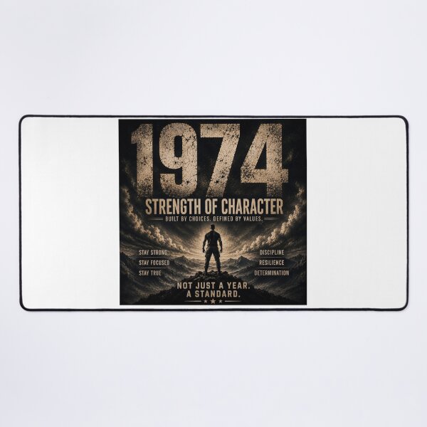 Item preview, 1974 Strength of Character Vintage Birthday Design designed and sold by JMDG Studio.