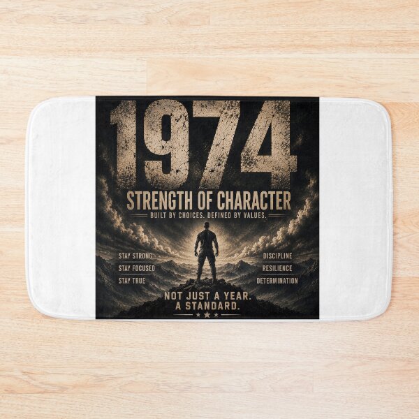 Item preview, 1974 Strength of Character Vintage Birthday Design designed and sold by JMDG Studio.