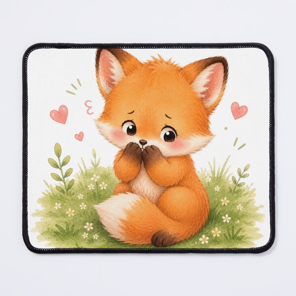 Item preview, Cute Shy Fox Sticker designed and sold by Snikdha.