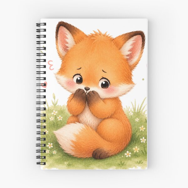Item preview, Cute Shy Fox Sticker designed and sold by Snikdha.