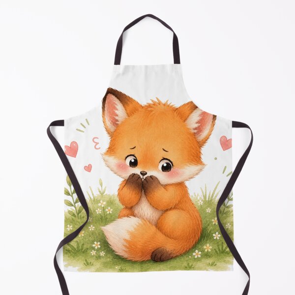 Item preview, Cute Shy Fox Sticker designed and sold by Snikdha.