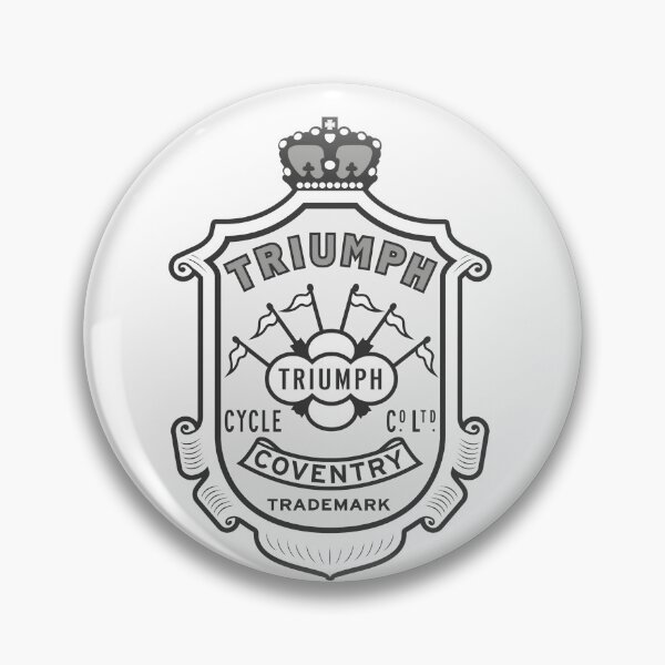 Item preview, Classic Triumph Emblem White designed and sold by anuggra.