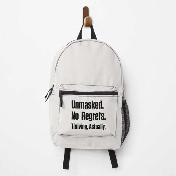 Item preview, Unmasked No Regrets Thriving Neurodivergent Late Diagnosis designed and sold by Notty DOT.