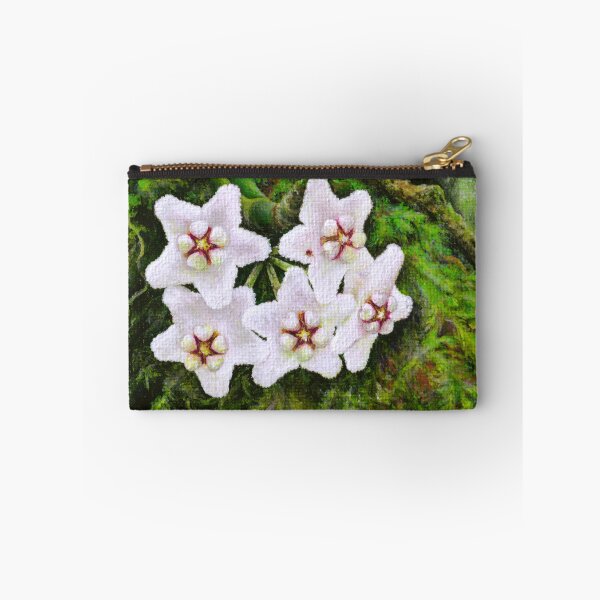Item preview, White Hoya Botanical Flower Illustration designed and sold by Anna Ratkevich.