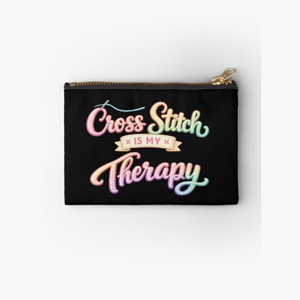 Item preview, Cross Stitch Is My Therapy 01 designed and sold by Elisabeth Lucas.