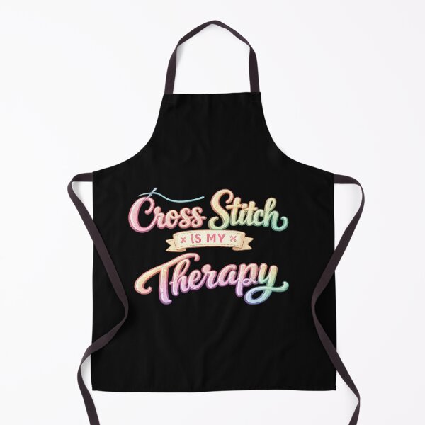 Item preview, Cross Stitch Is My Therapy 01 designed and sold by Elisabeth Lucas.