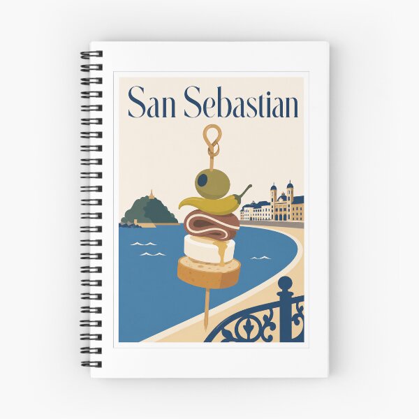 Item preview, San Sebastian Pintxo Travel Poster designed and sold by Beyond Destinations.