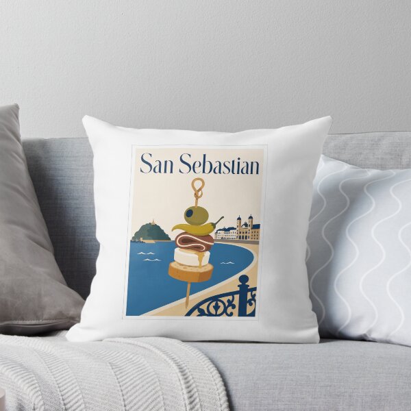 Item preview, San Sebastian Pintxo Travel Poster designed and sold by Beyond Destinations.