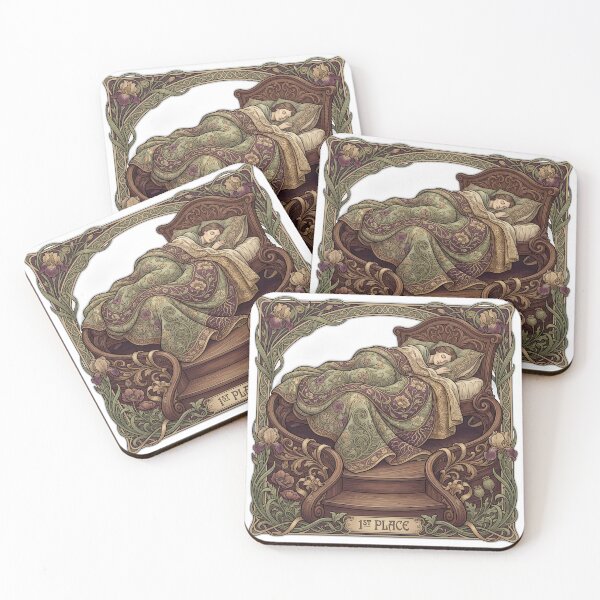 Item preview, Competitive Napping Art Nouveau Podium designed and sold by ryanguas.