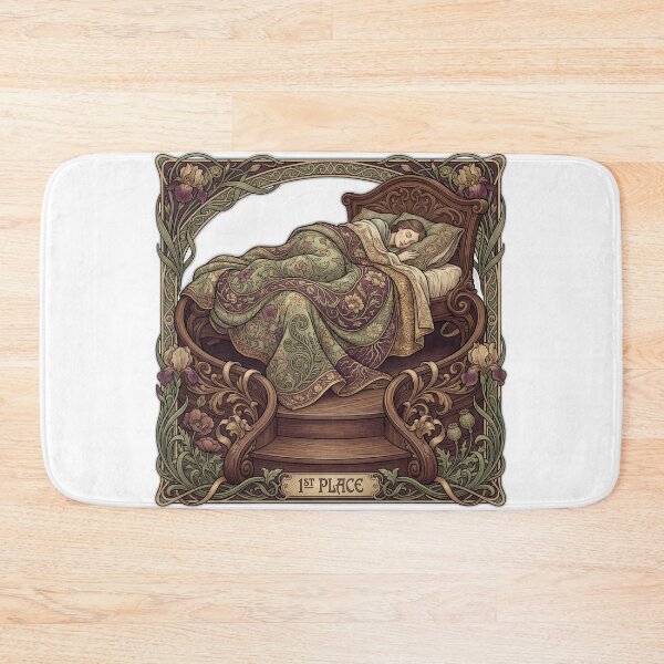 Item preview, Competitive Napping Art Nouveau Podium designed and sold by ryanguas.
