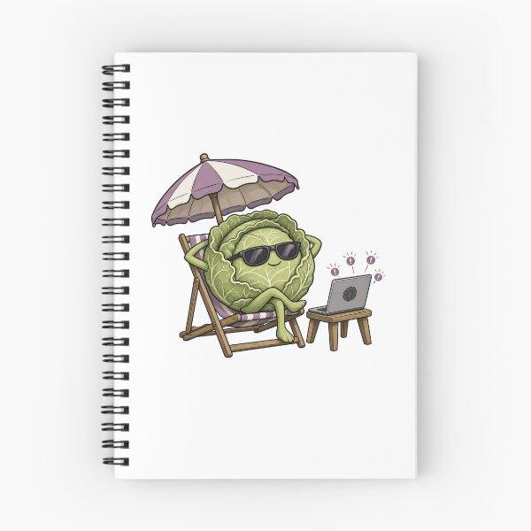 Item preview, Vacation Cabbage Ignoring Work designed and sold by GoverArt.