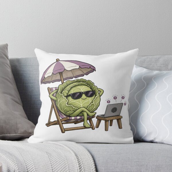 Item preview, Vacation Cabbage Ignoring Work designed and sold by GoverArt.