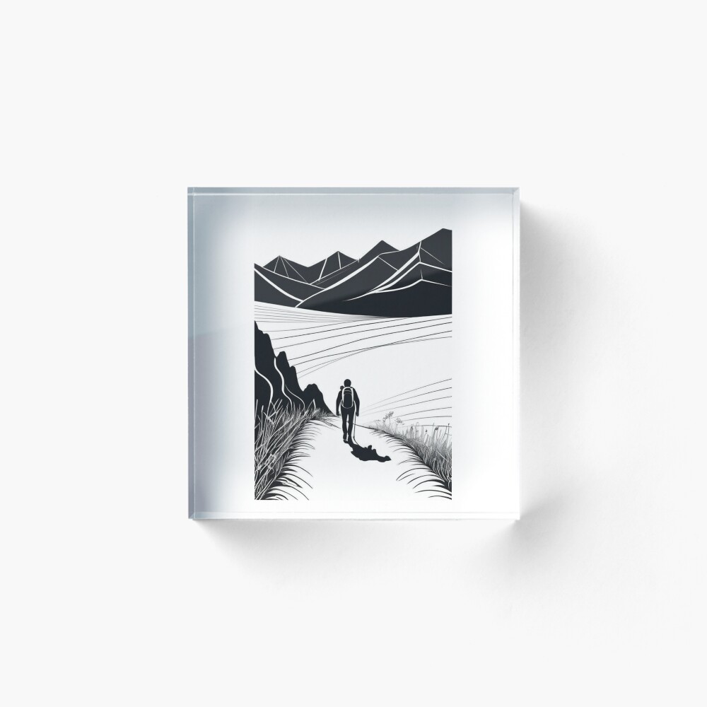 Vista previa del artículo con la obra «Bloque acrílico», diseñado y vendido por Reverso-Design.