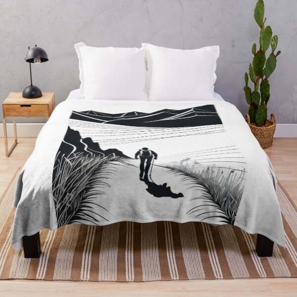 Artikelvorschau, Art - Mountain Hiker, Stylized Naturalistic Landscape entworfen und verkauft von Reverso-Design.