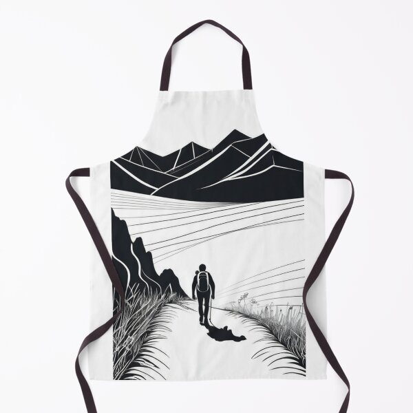 Item preview, Art - Mountain Hiker, Stylized Naturalistic Landscape designed and sold by Reverso-Design.