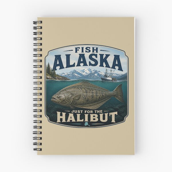 Item preview, Fish Alaska, Just for the Halibut! designed and sold by AlaskaExtreme.