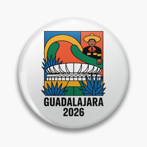 Item preview, Guadalajara 2026  Mexico Football Soccer Souvenir designed and sold by banisters.