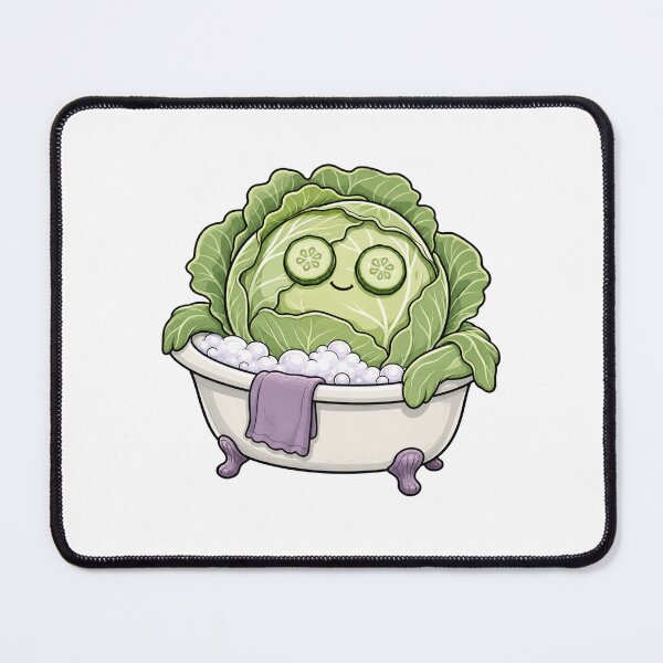 Item preview, Vegetable Spa Day Cabbage designed and sold by GoverArt.