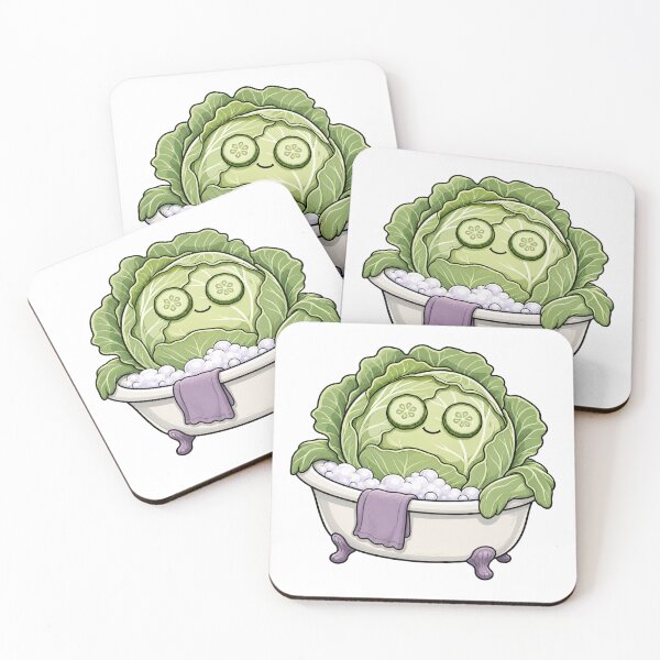 Item preview, Vegetable Spa Day Cabbage designed and sold by GoverArt.