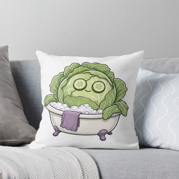 Item preview, Vegetable Spa Day Cabbage designed and sold by GoverArt.