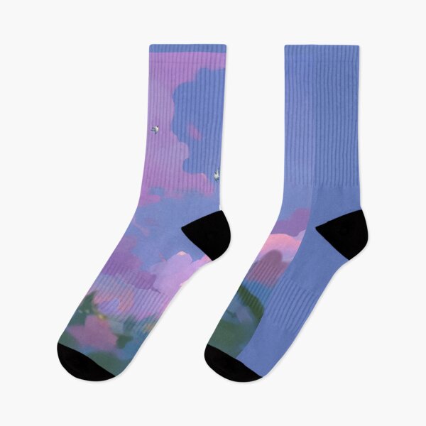 Item preview, Dreamy Anime Sky Clouds Aesthetic Fine Landscape designed and sold by Rehnair.