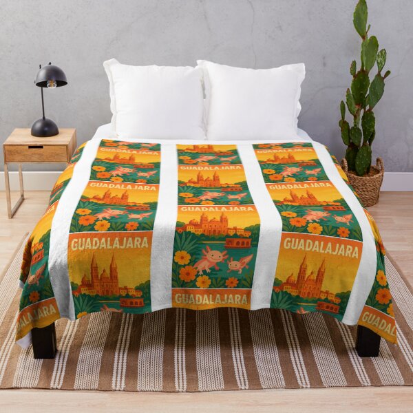 Item preview, Guadalajara Cathedral Axolotls Retro Mexican Travel designed and sold by banisters.