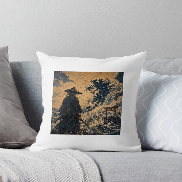 Item preview, Samurai Facing the Great Wave designed and sold by  Silent Japan Studio.