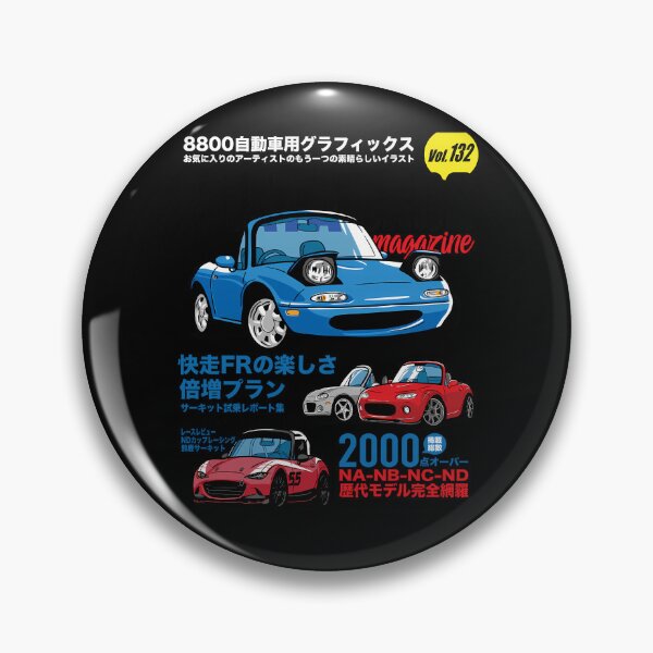 Aperçu de l'œuvre Aperçu du magazine mettant en vedette un grand roadster bleu créée et vendue par OptimistBee.