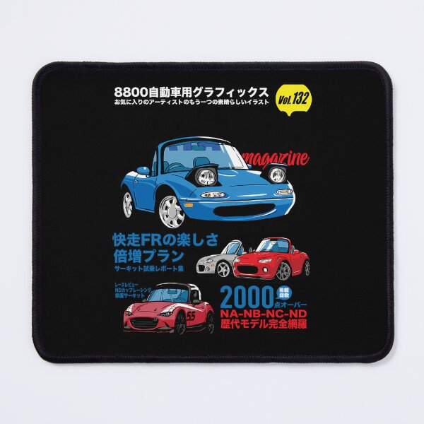 Item preview, Magazine Overview Highlighting A Large Blue Roadster designed and sold by OptimistBee.