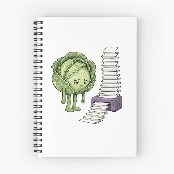 Item preview, Printer Paper Nightmare Cabbage designed and sold by GoverArt.