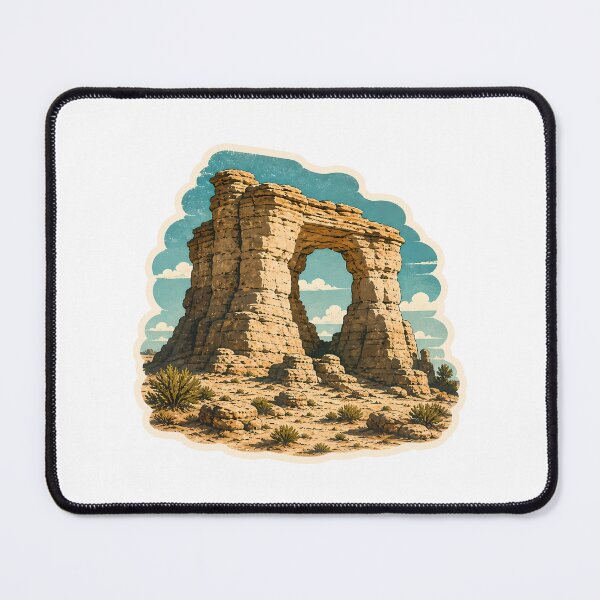 Item preview, Monument Rocks Watercolor designed and sold by ChemicalXShop.