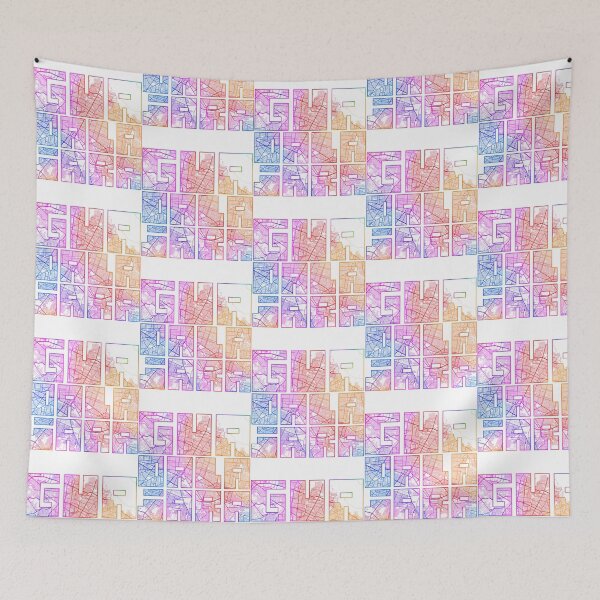 Item preview, Mapa de la ciudad de Guadalajara, Jalisco, México - Colorido designed and sold by banisters.