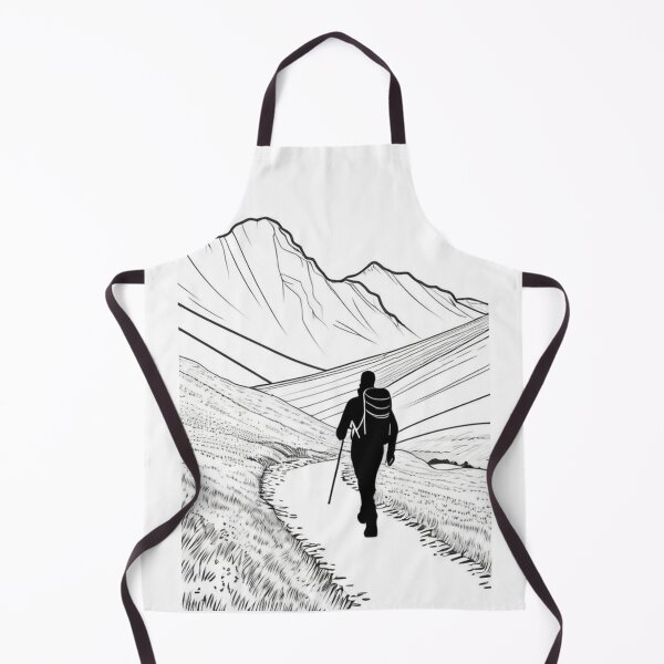 Item preview, Art - Mountain Traveler, Vintage Engraving Inspiration designed and sold by Reverso-Design.