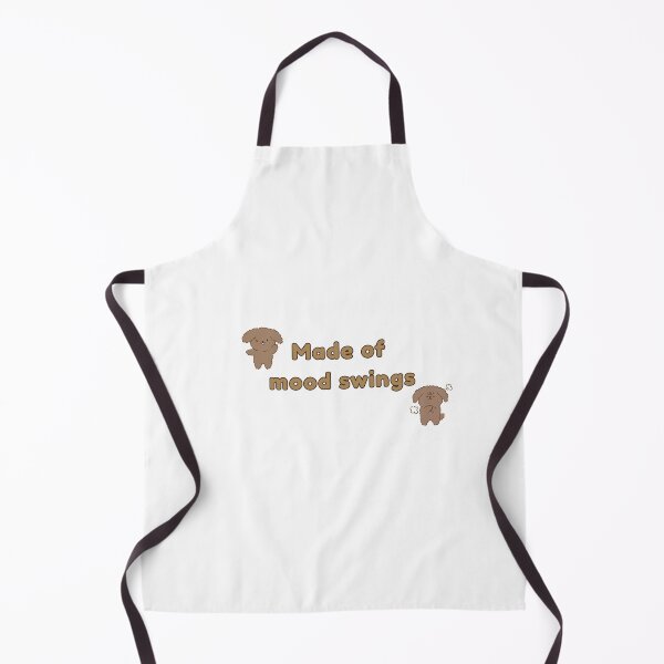 Item preview, Made Of Mood Swings Funny Dog Cute Poodle Typography designed and sold by Rehnair.