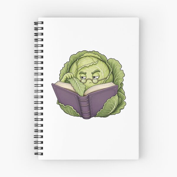 Item preview, Scholarly Cabbage Reading designed and sold by GoverArt.