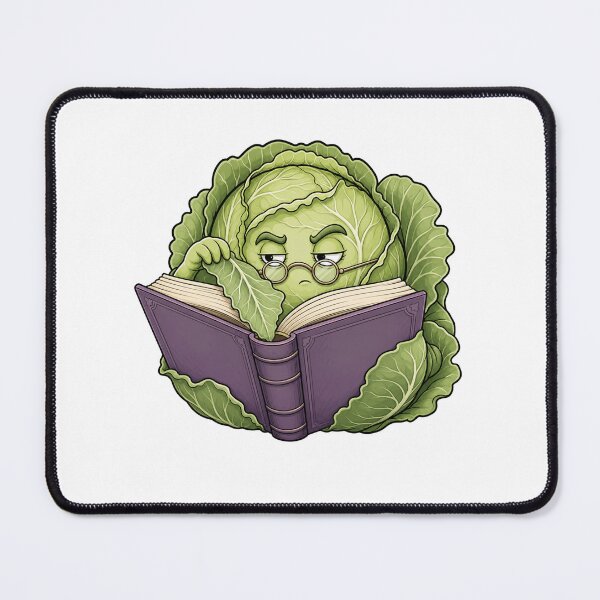 Item preview, Scholarly Cabbage Reading designed and sold by GoverArt.