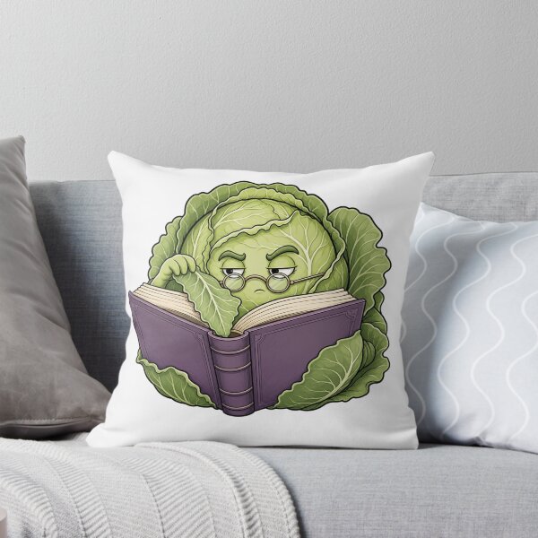 Item preview, Scholarly Cabbage Reading designed and sold by GoverArt.