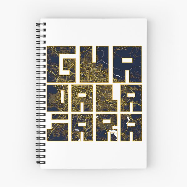 Item preview, Guadalajara City Map Of Jalisco Mexico - Gold Art Deco designed and sold by banisters.