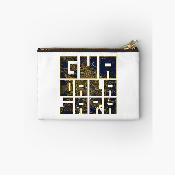 Item preview, Guadalajara City Map Of Jalisco Mexico - Gold Art Deco designed and sold by banisters.