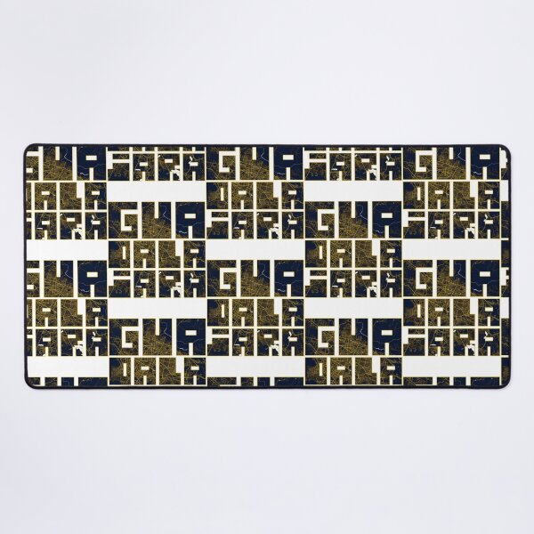 Item preview, Mapa de la ciudad de Guadalajara, Jalisco, México - Art Déco dorado designed and sold by banisters.