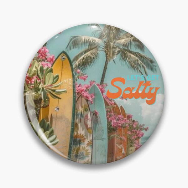 Item preview, Let's Get Salty Vintage Beach Surfboards designed and sold by trixie666.